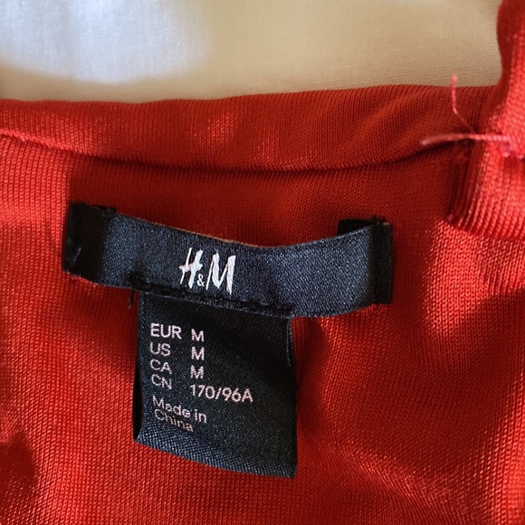 H&M Red Fancy Cocktail Dress - Picture 7 of 9